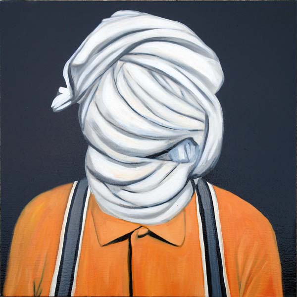 Eamon O´Kane: Double Portait [Ruff/David], 2006, 0il on canvas, 100 x 100 cm

